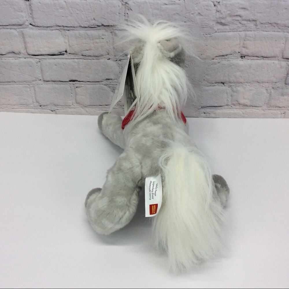 Wells Fargo Legendary 2013 Shamrock Pony Gray Spotted Plush Toy Collectible NWT - Picture 8 of 9
